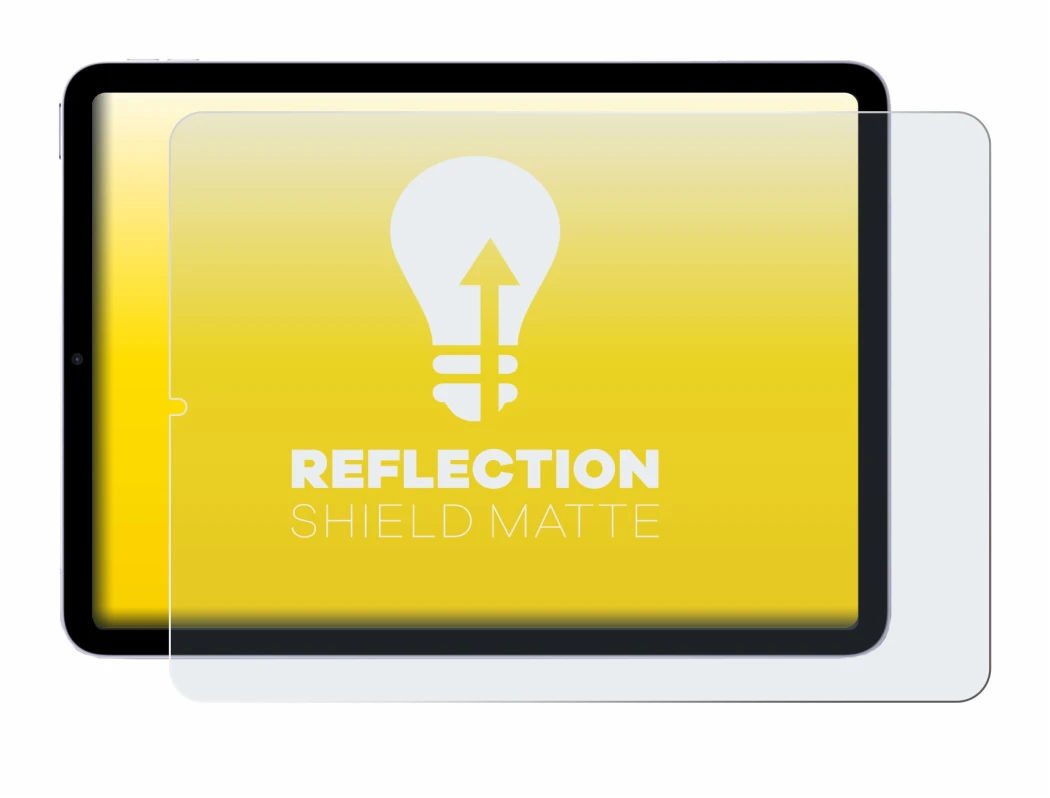 Immagine del dispositivo Apple iPad Air 5 WiFi 2022 (5a. Gen.) con un'ampia varietà di protezioni per lo schermo.