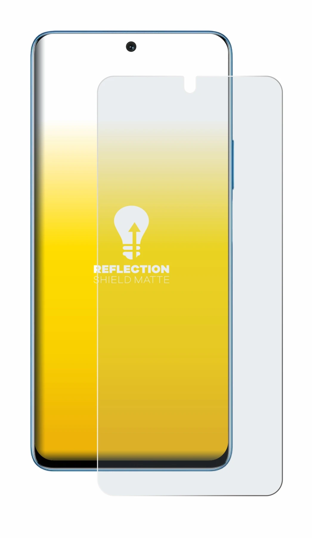 Immagine del dispositivo Honor Magic 4 Lite con un'ampia varietà di protezioni per lo schermo.