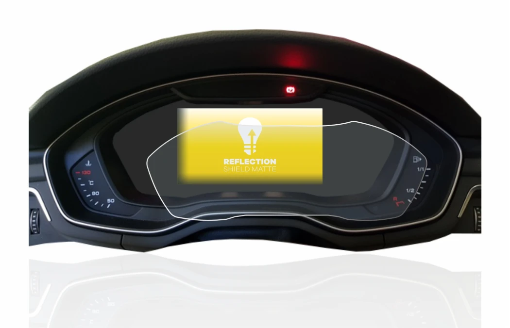 Immagine del dispositivo Audi A4 B9 2017 Virtual Cockpit con un'ampia varietà di protezioni per lo schermo.