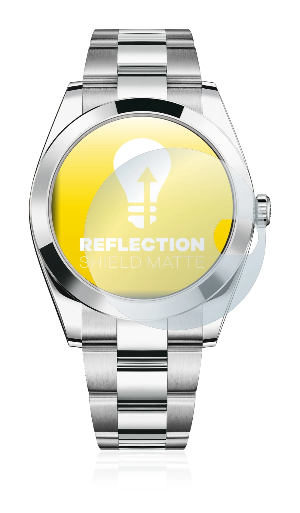 Immagine del dispositivo Rolex Datejust 41 con un'ampia varietà di protezioni per lo schermo.