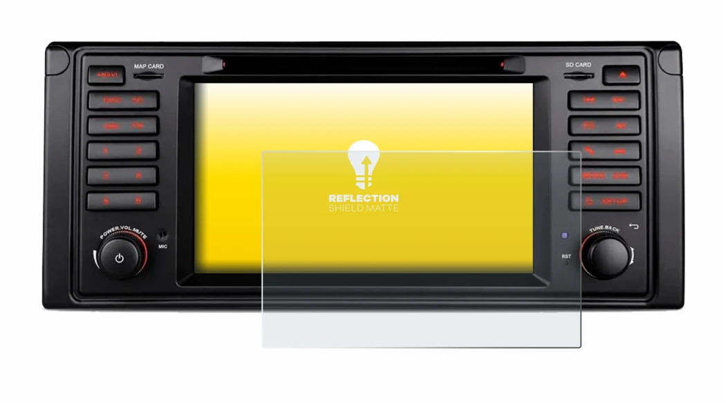 Immagine del dispositivo Xtrons IQ7039B con un'ampia varietà di protezioni per lo schermo.