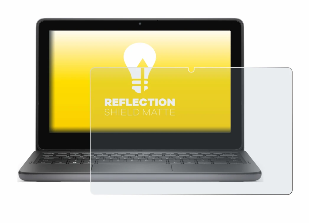 Immagine del dispositivo Dell Latitude 3140 2-in-1 con un'ampia varietà di protezioni per lo schermo.