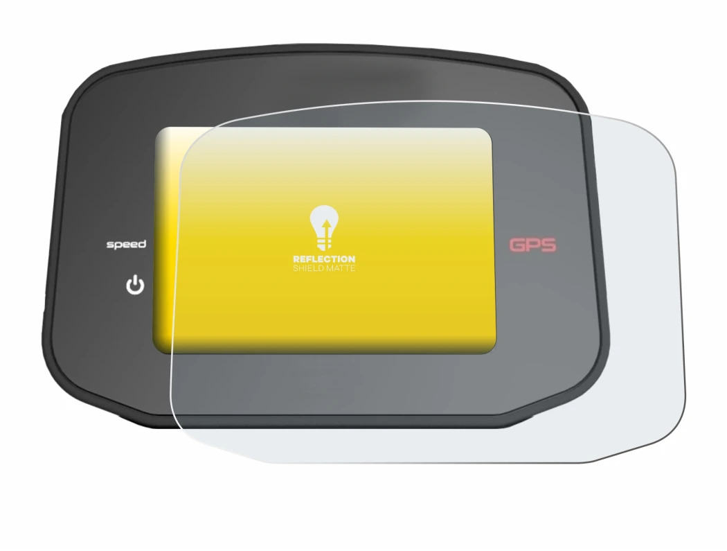 Immagine del dispositivo PowaKaddy CT8 GPS con un'ampia varietà di protezioni per lo schermo.
