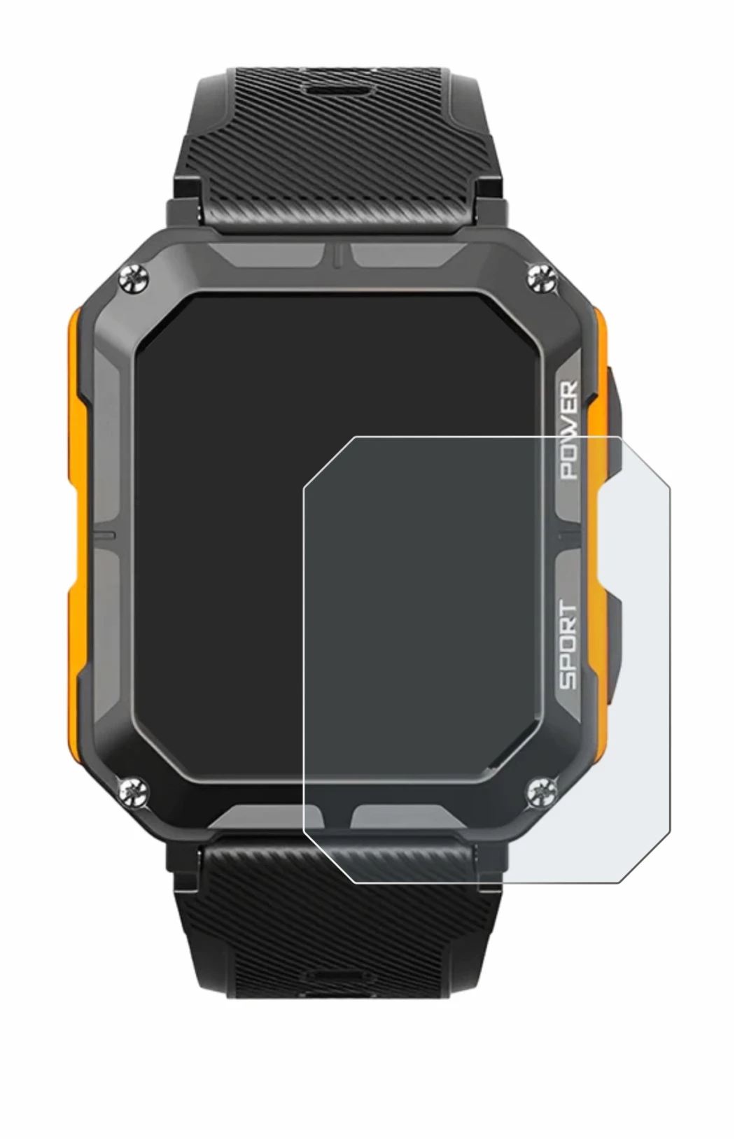 Immagine del dispositivo Njord Gear The Indestructible Smartwatch con un'ampia varietà di protezioni per lo schermo.
