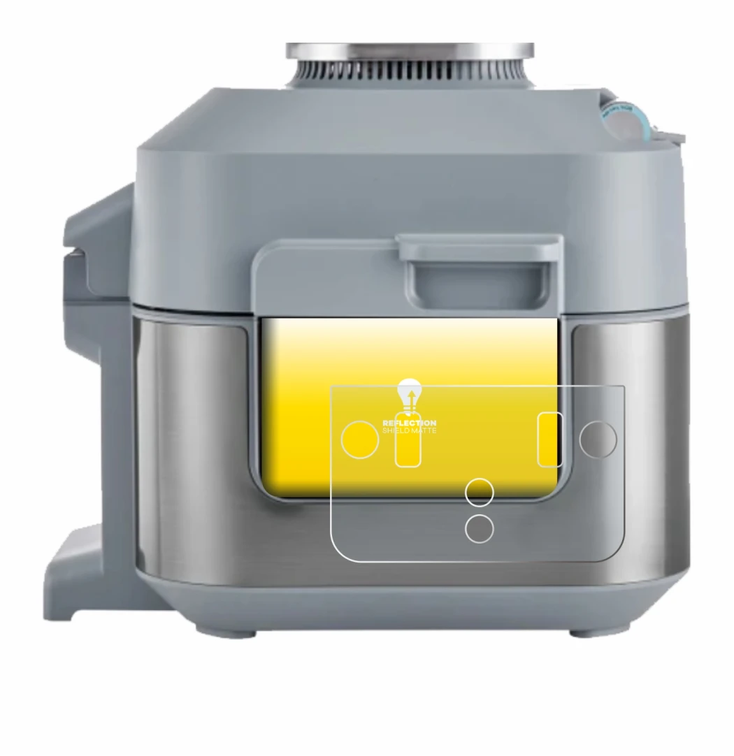Immagine del dispositivo Ninja Speedi Rapid Cooking System con un'ampia varietà di protezioni per lo schermo.