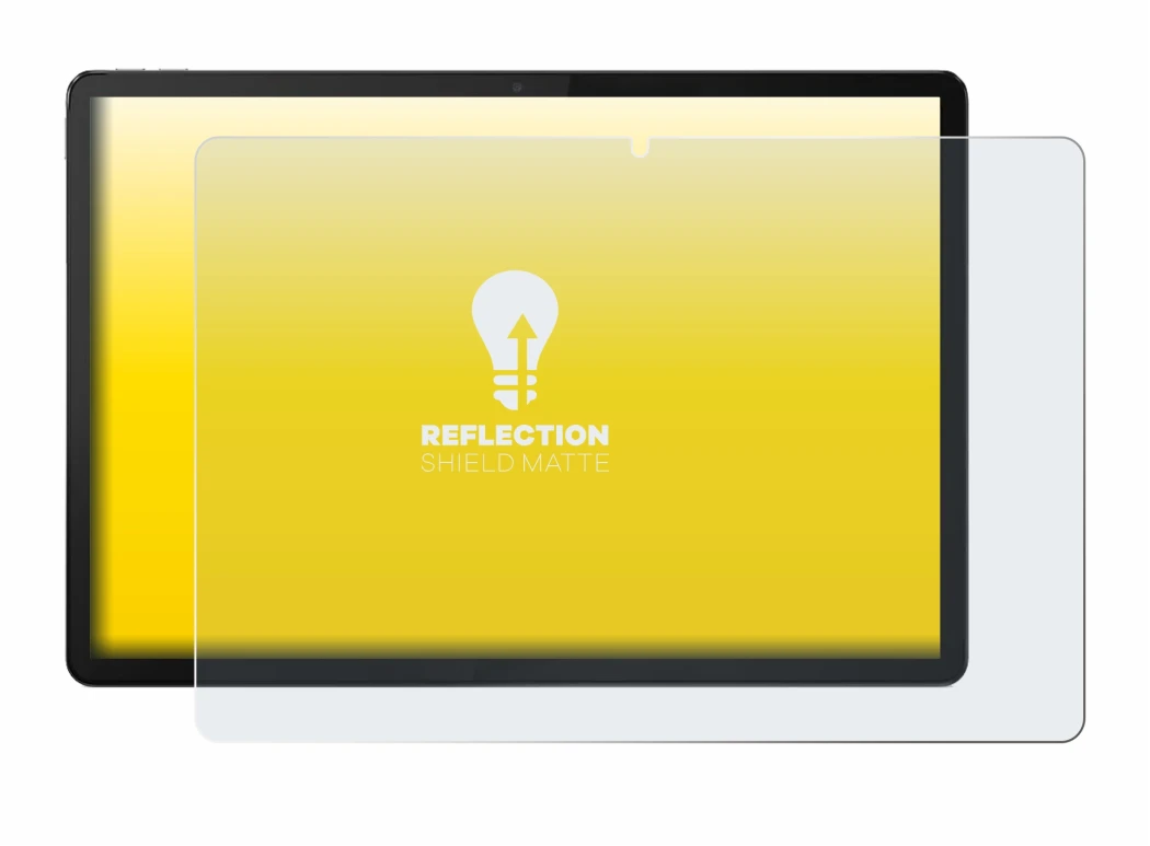 Immagine del dispositivo Lenovo Tab P12 2023 con un'ampia varietà di protezioni per lo schermo.