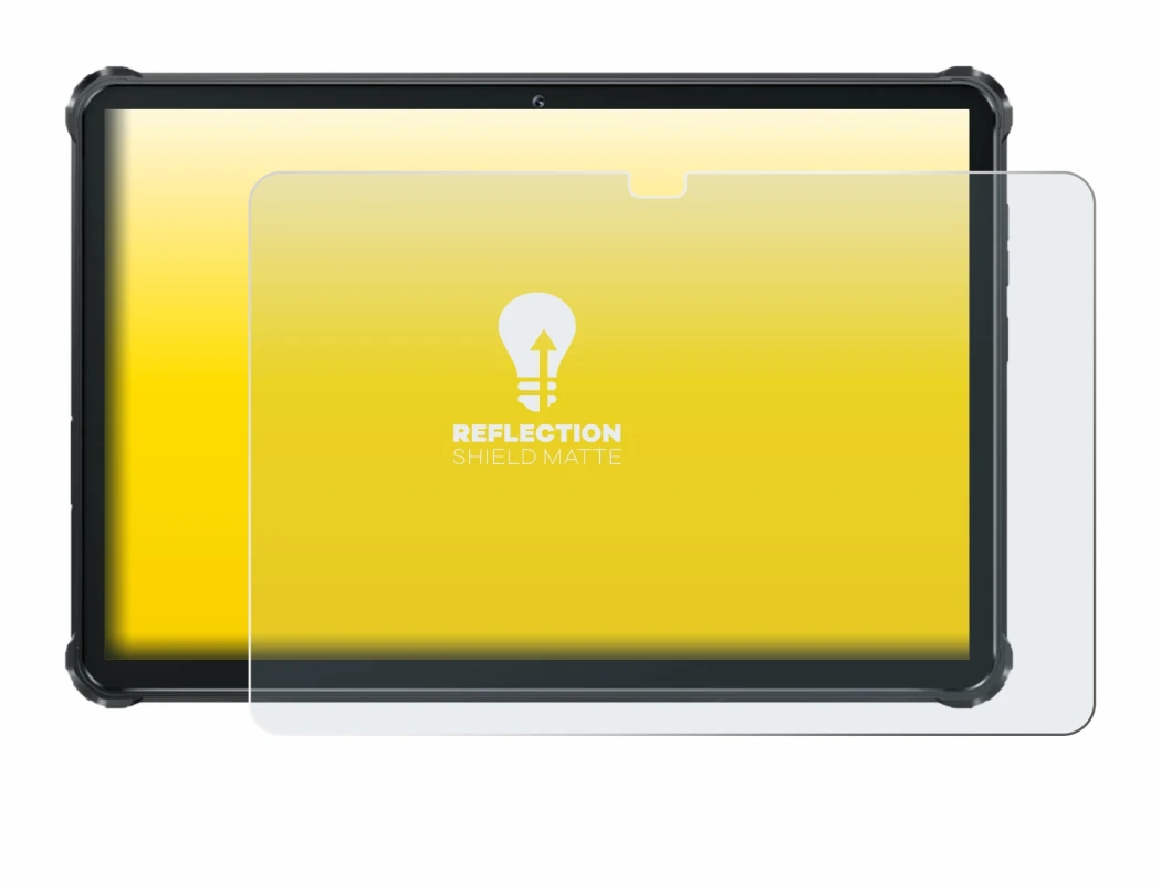 Immagine del dispositivo Oukitel RT7 Titan con un'ampia varietà di protezioni per lo schermo.