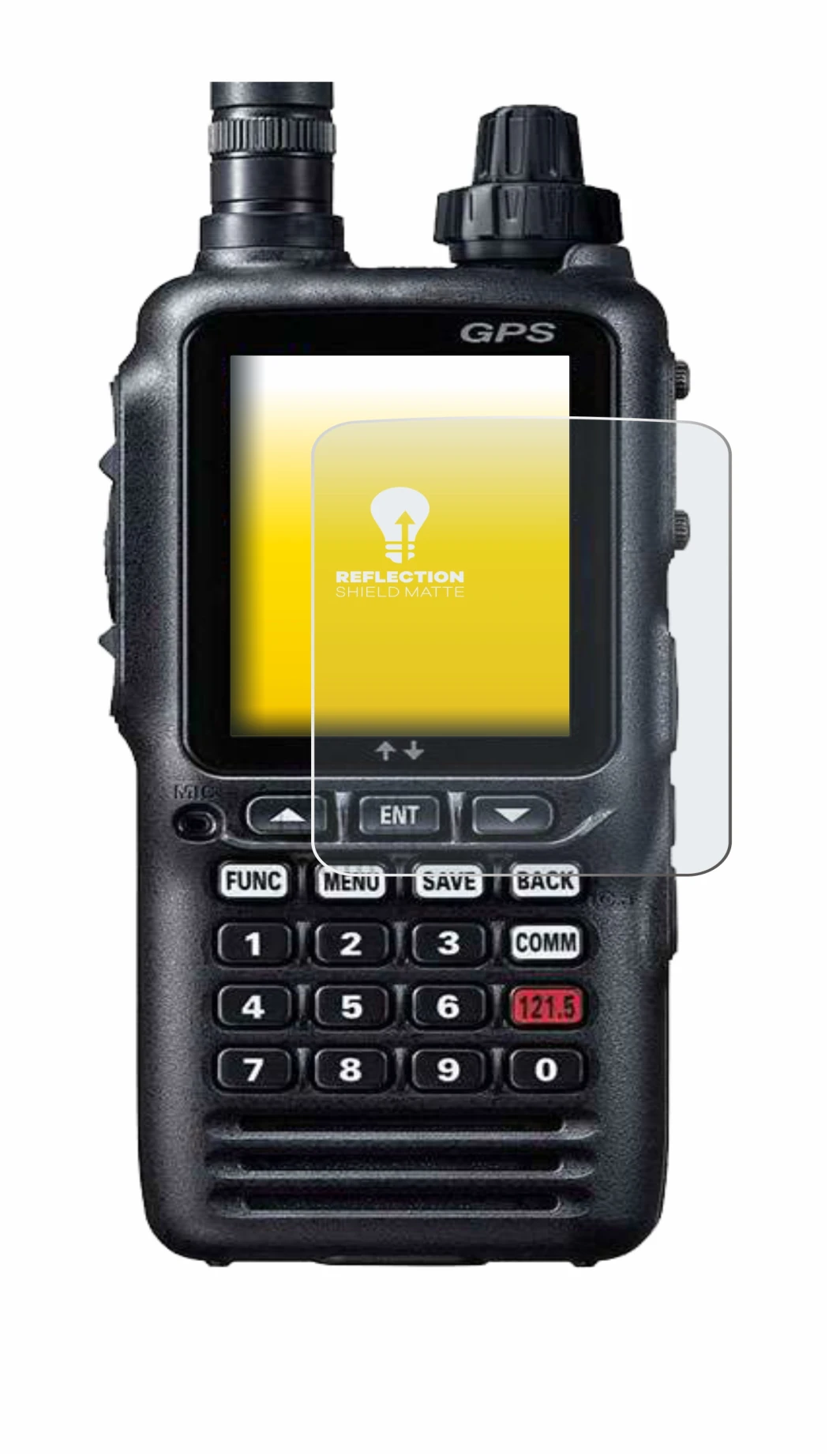 Immagine del dispositivo Yaesu FTA-850L con un'ampia varietà di protezioni per lo schermo.