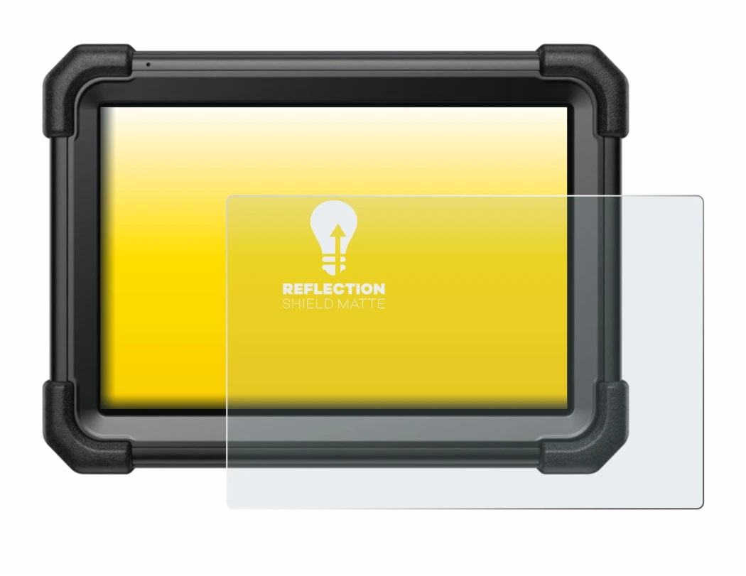 Immagine del dispositivo Launch X-431 Pro3 Apex con un'ampia varietà di protezioni per lo schermo.