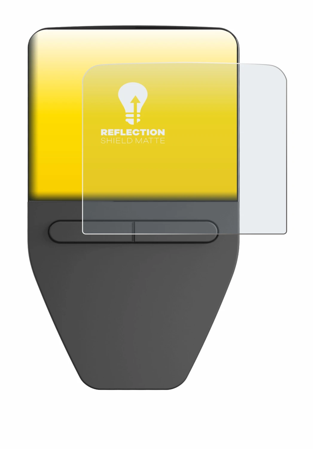 Immagine del dispositivo Trezor Safe 3 con un'ampia varietà di protezioni per lo schermo.