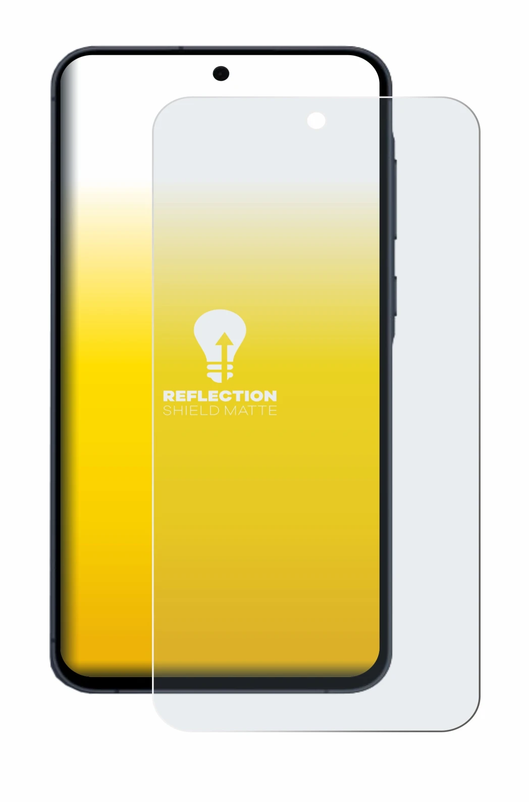 Immagine del dispositivo Samsung Galaxy A55 5G con un'ampia varietà di protezioni per lo schermo.
