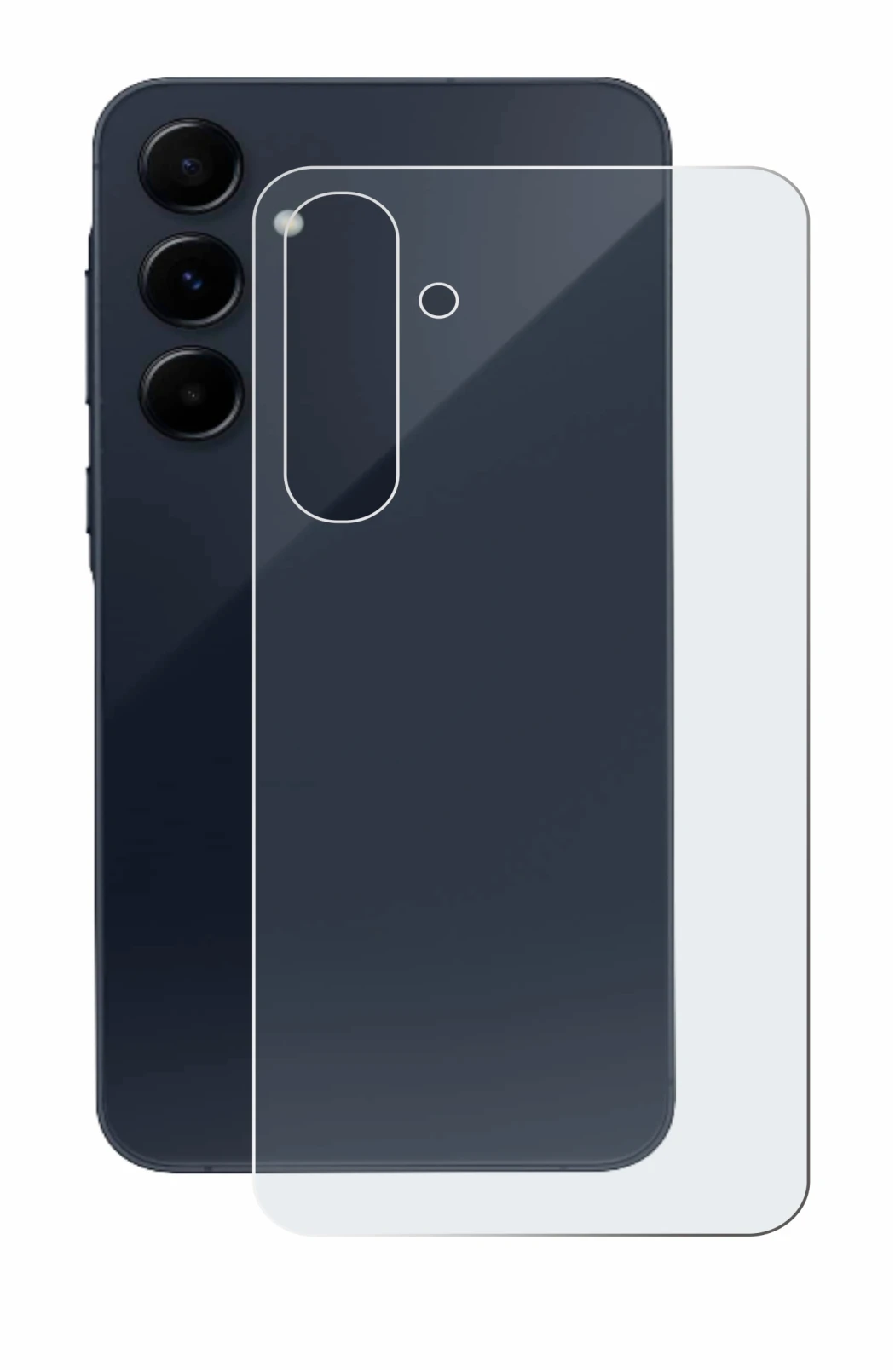 Immagine del dispositivo Samsung Galaxy A55 5G (Posteriore) con un'ampia varietà di protezioni per lo schermo.