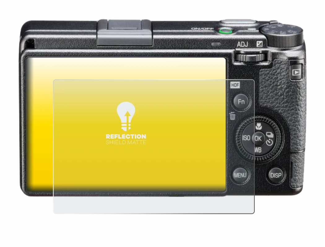 Immagine del dispositivo Ricoh GR III HDF con un'ampia varietà di protezioni per lo schermo.