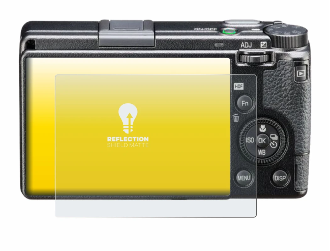Immagine del dispositivo Ricoh GR IIIx HDF con un'ampia varietà di protezioni per lo schermo.
