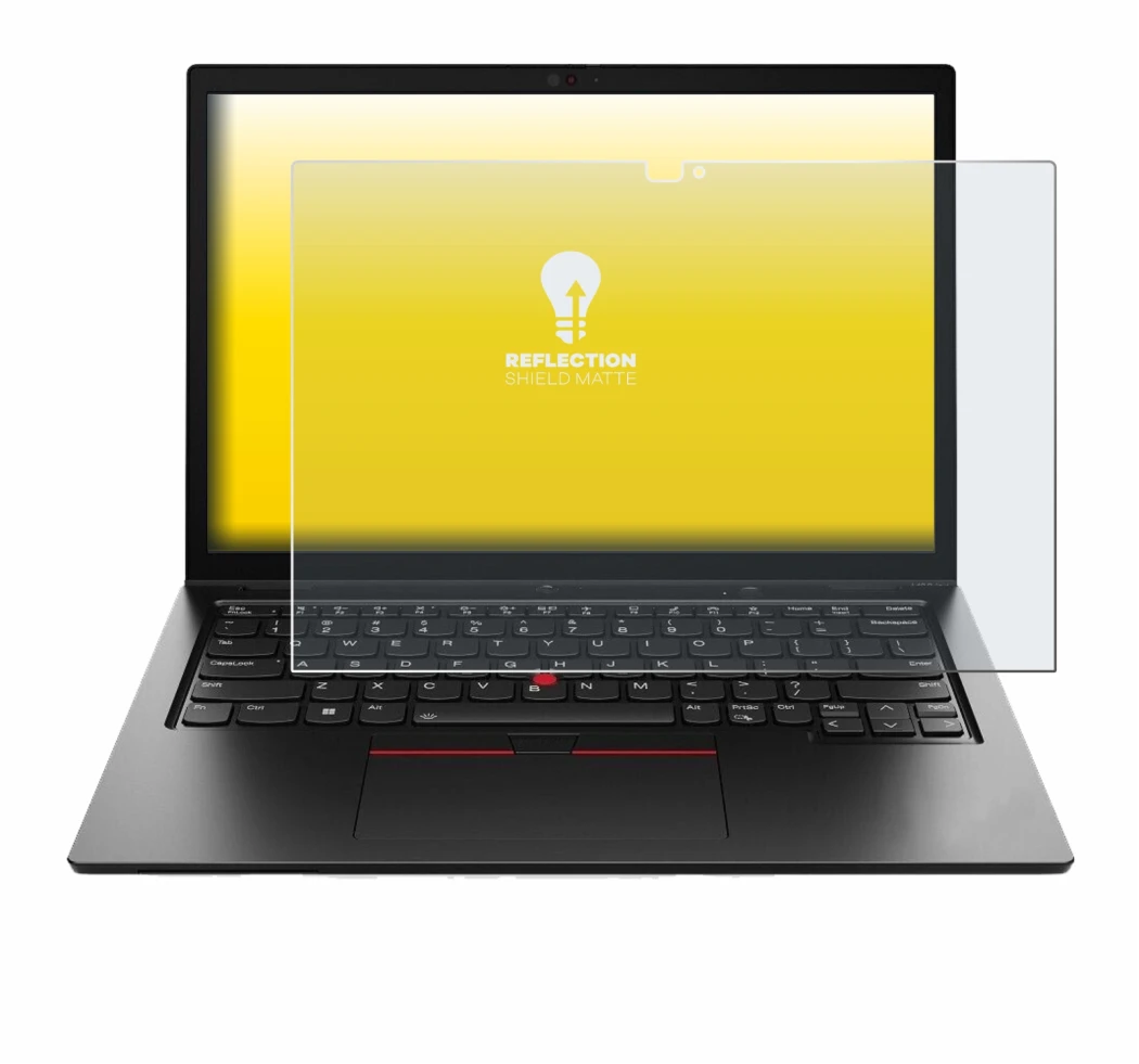 Immagine del dispositivo Lenovo ThinkPad L13 2-in-1 Gen 5 con un'ampia varietà di protezioni per lo schermo.