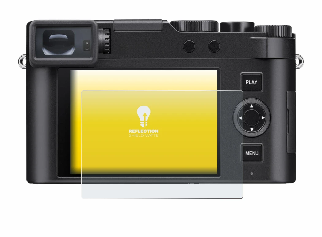 Immagine del dispositivo Leica D-Lux 8 con un'ampia varietà di protezioni per lo schermo.
