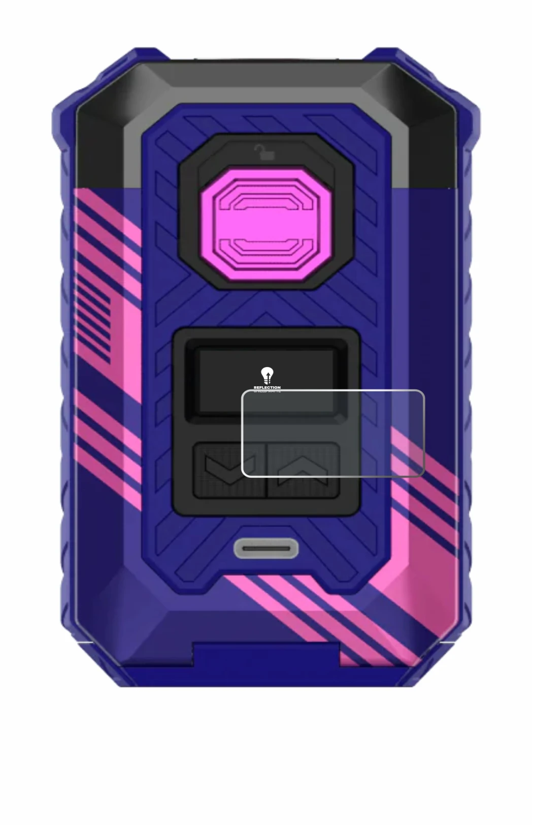 Immagine del dispositivo Vaporesso Armour Max con un'ampia varietà di protezioni per lo schermo.