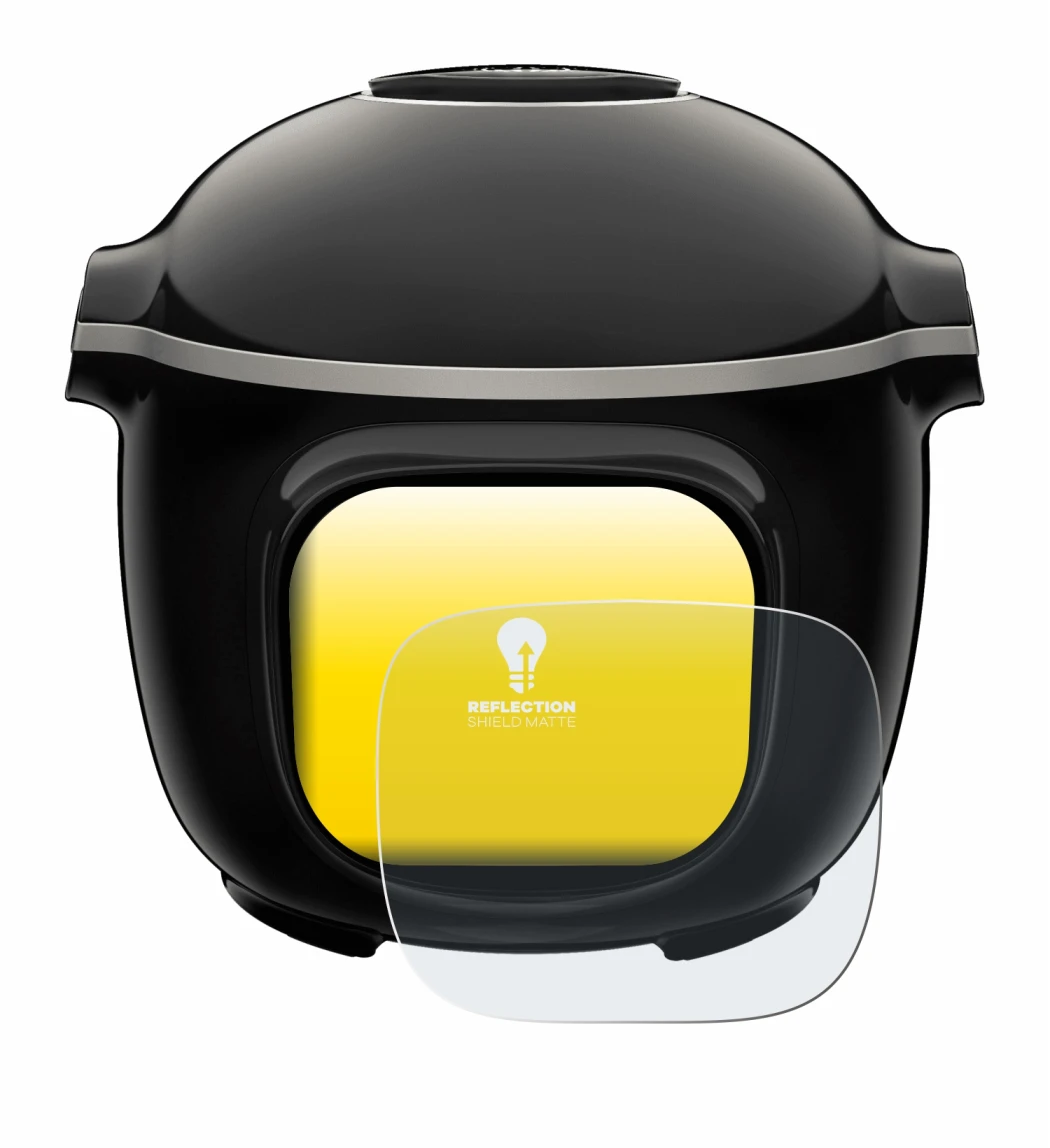 Immagine del dispositivo Moulinex Cookeo Touch con un'ampia varietà di protezioni per lo schermo.