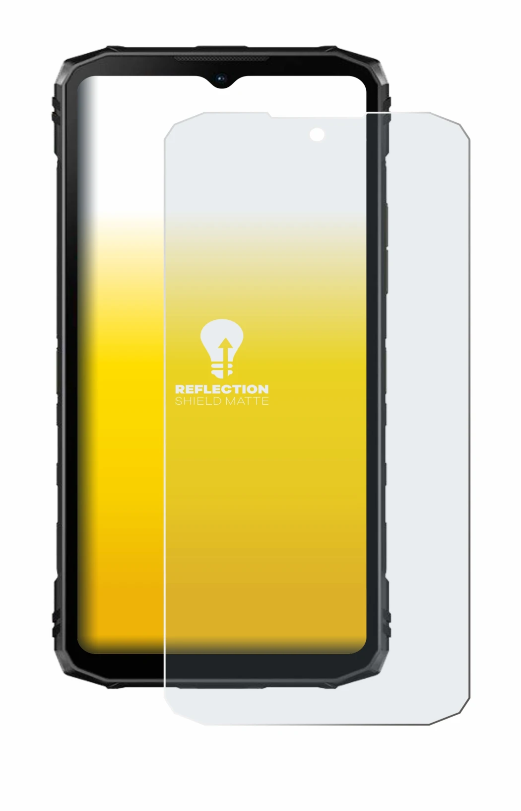 Immagine del dispositivo Doogee Blade 10 Pro con un'ampia varietà di protezioni per lo schermo.