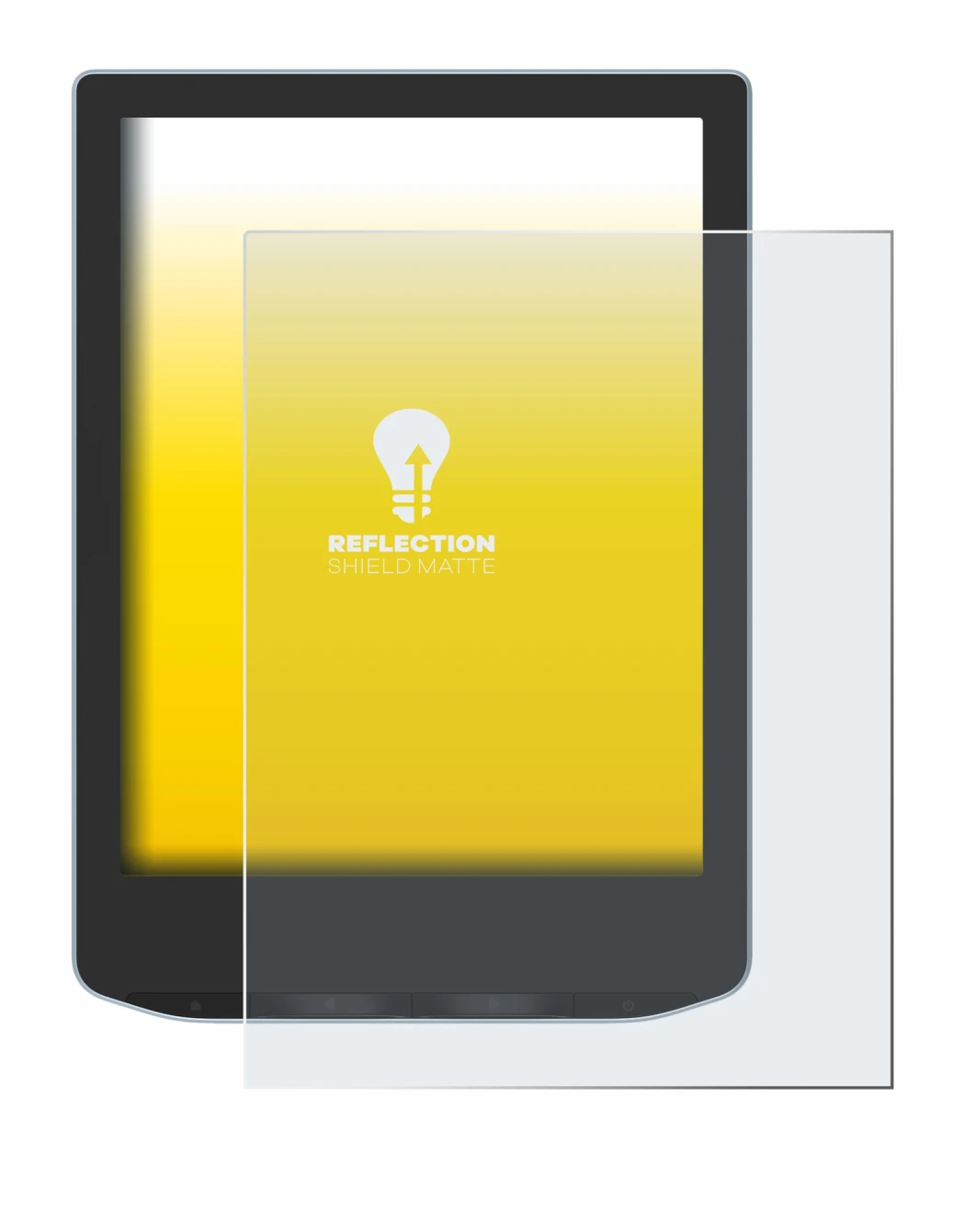 Immagine del dispositivo Vivlio Light HD Color con un'ampia varietà di protezioni per lo schermo.