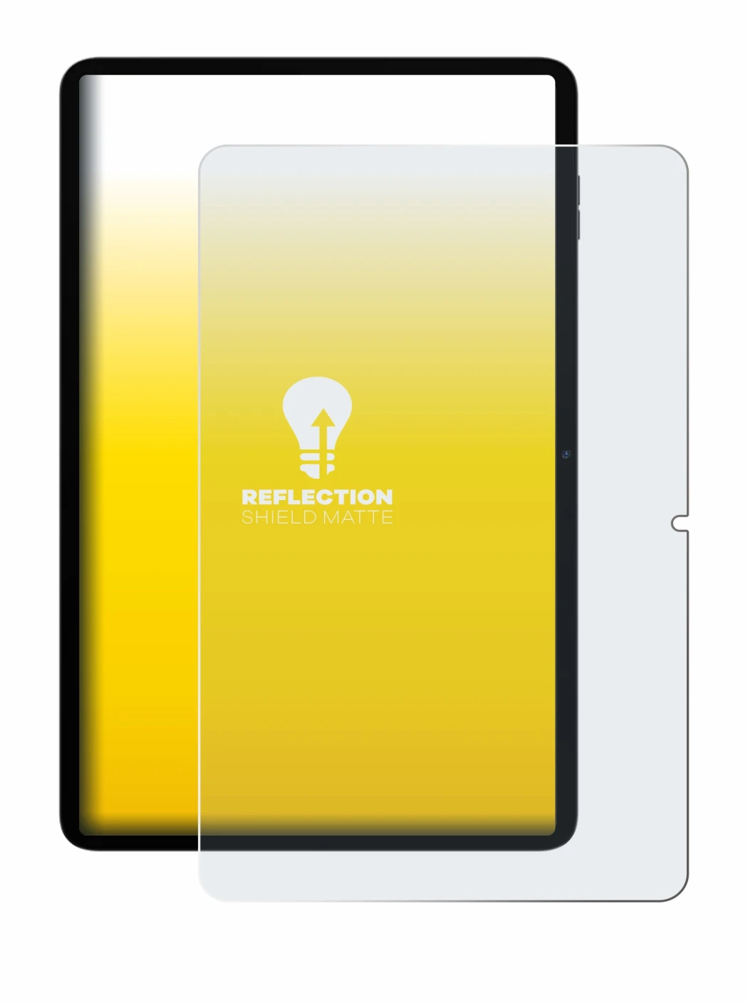 Immagine del dispositivo Blackview Tab 18 con un'ampia varietà di protezioni per lo schermo.