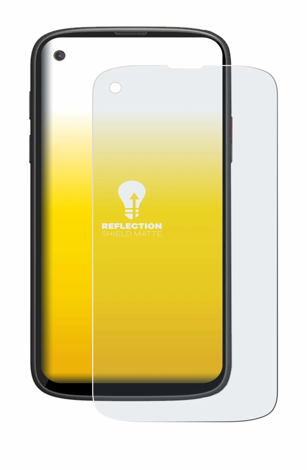 Immagine del dispositivo Unihertz Jelly Max con un'ampia varietà di protezioni per lo schermo.