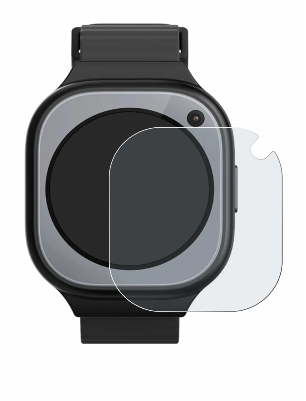 Immagine del dispositivo Xplora X6Pro con un'ampia varietà di protezioni per lo schermo.