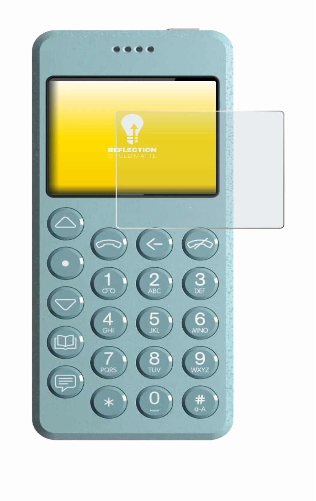 Immagine del dispositivo Punkt MP02 con un'ampia varietà di protezioni per lo schermo.