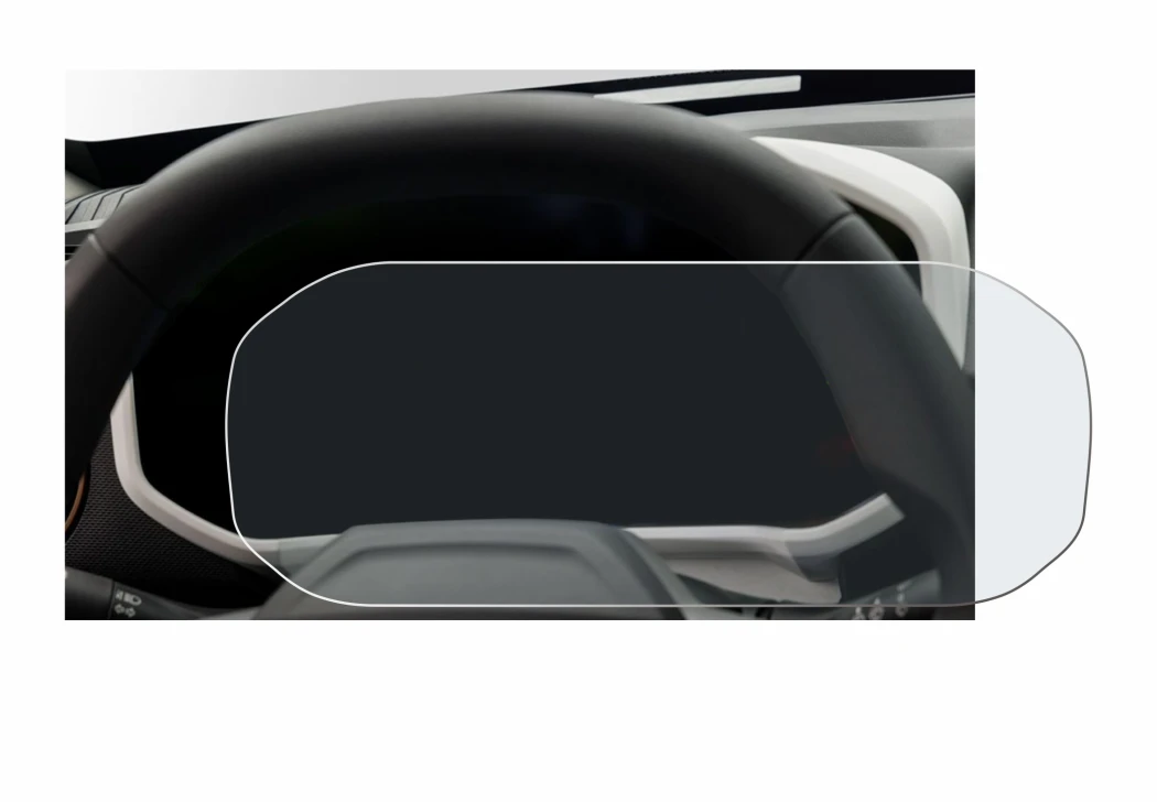 Immagine del dispositivo Dacia Duster Tacho (2024) con un'ampia varietà di protezioni per lo schermo.