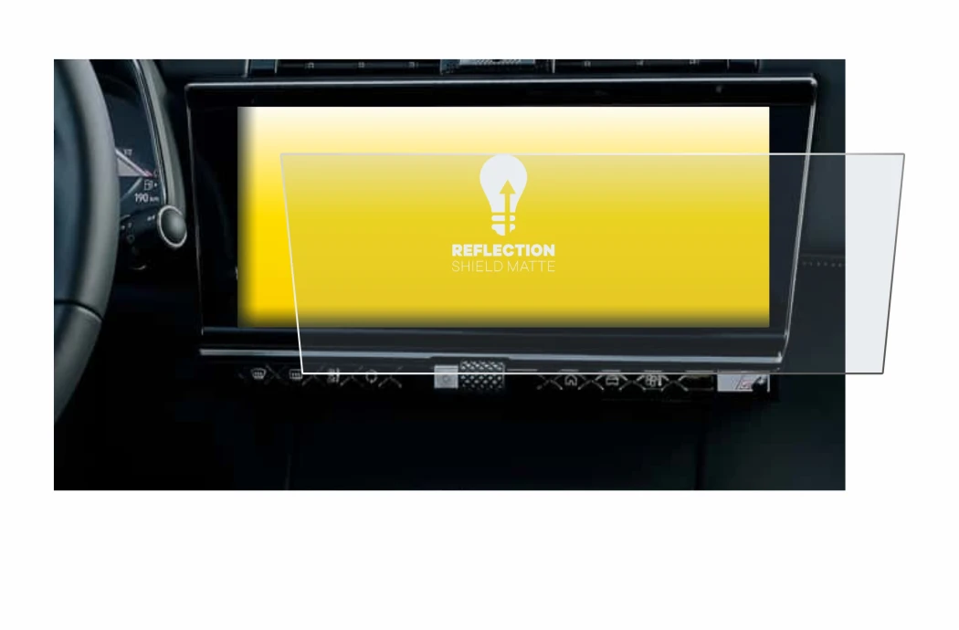 Immagine del dispositivo DS 7 Facelift (2024) con un'ampia varietà di protezioni per lo schermo.