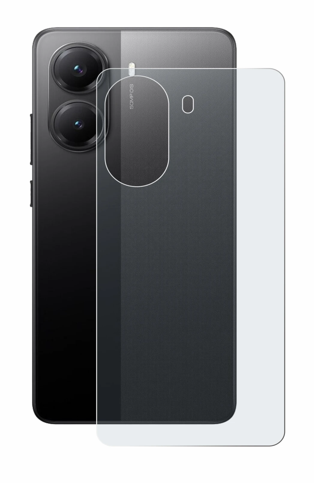 Immagine del dispositivo Xiaomi Poco X7 Pro (Posteriore) con un'ampia varietà di protezioni per lo schermo.