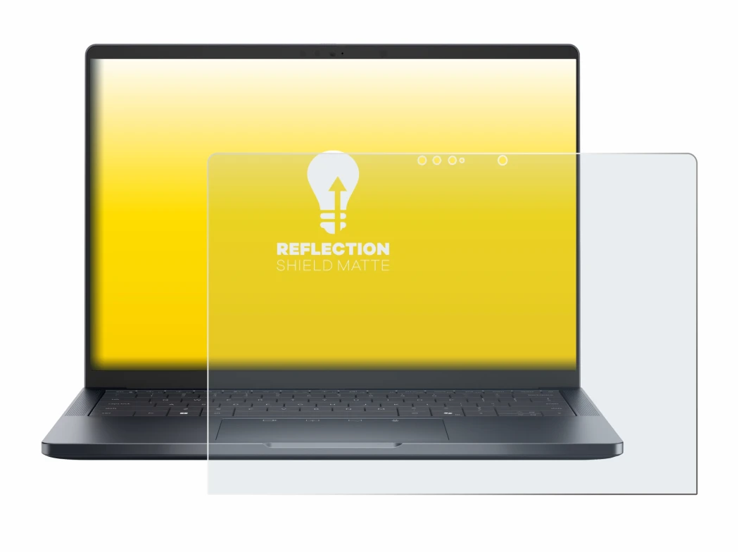 Immagine del dispositivo Dell Pro 14 Premium PA14250 Touch 16:9 con un'ampia varietà di protezioni per lo schermo.