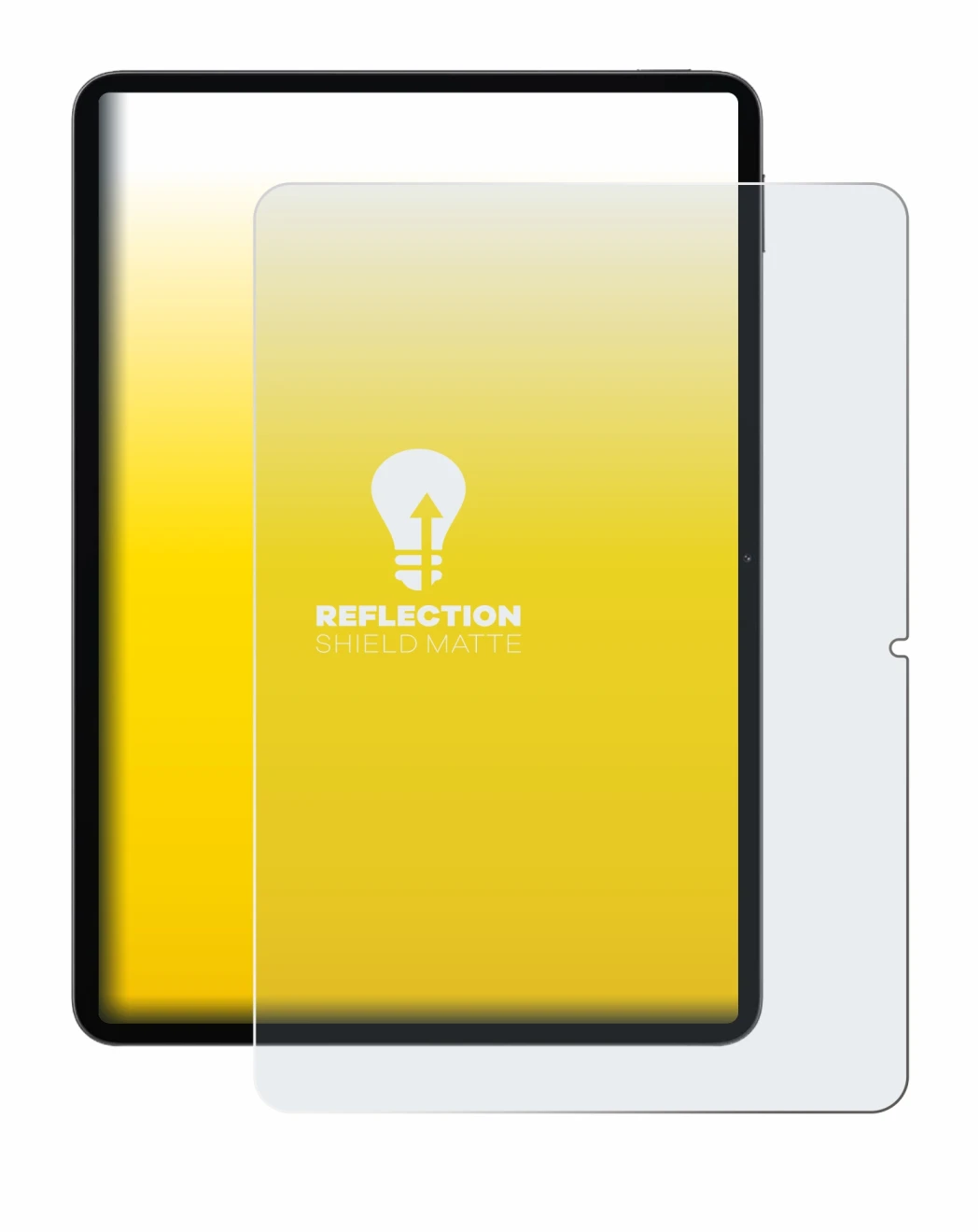 Immagine del dispositivo Xiaomi Pad 7 Pro con un'ampia varietà di protezioni per lo schermo.