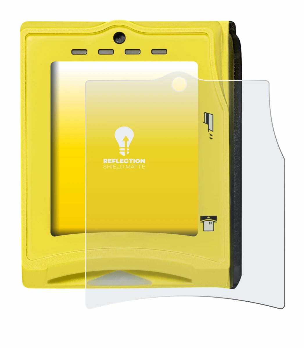 Immagine del dispositivo Nayax VPOS TOUCH con un'ampia varietà di protezioni per lo schermo.