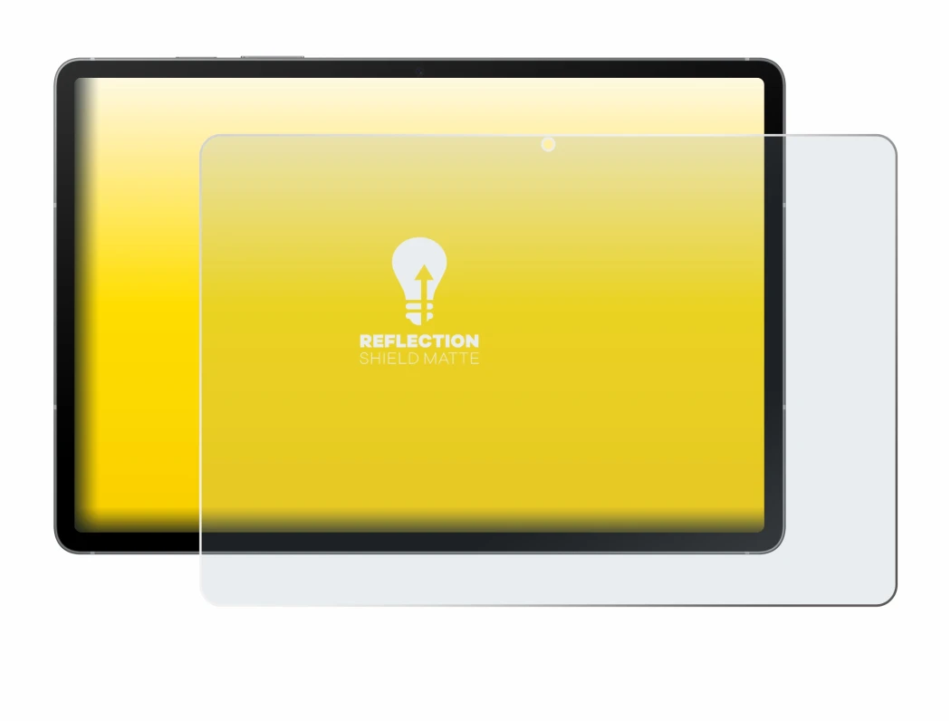 Immagine del dispositivo Samsung Galaxy Tab S10 FE WiFi con un'ampia varietà di protezioni per lo schermo.
