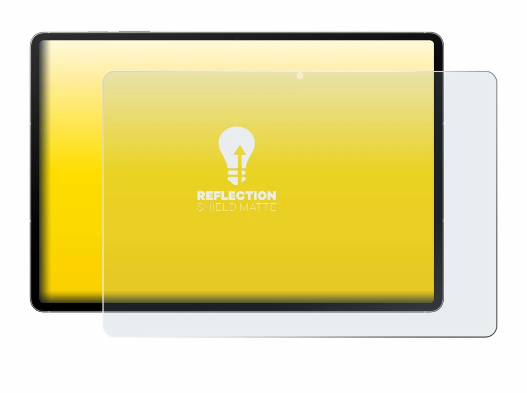 Immagine del dispositivo Samsung Galaxy Tab S10 FE+ 5G con un'ampia varietà di protezioni per lo schermo.