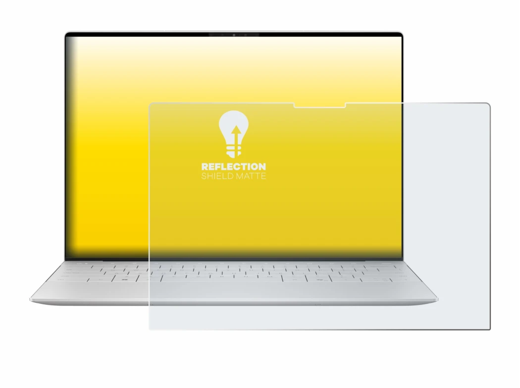 Immagine del dispositivo Dell XPS 13 9350 2024 con un'ampia varietà di protezioni per lo schermo.