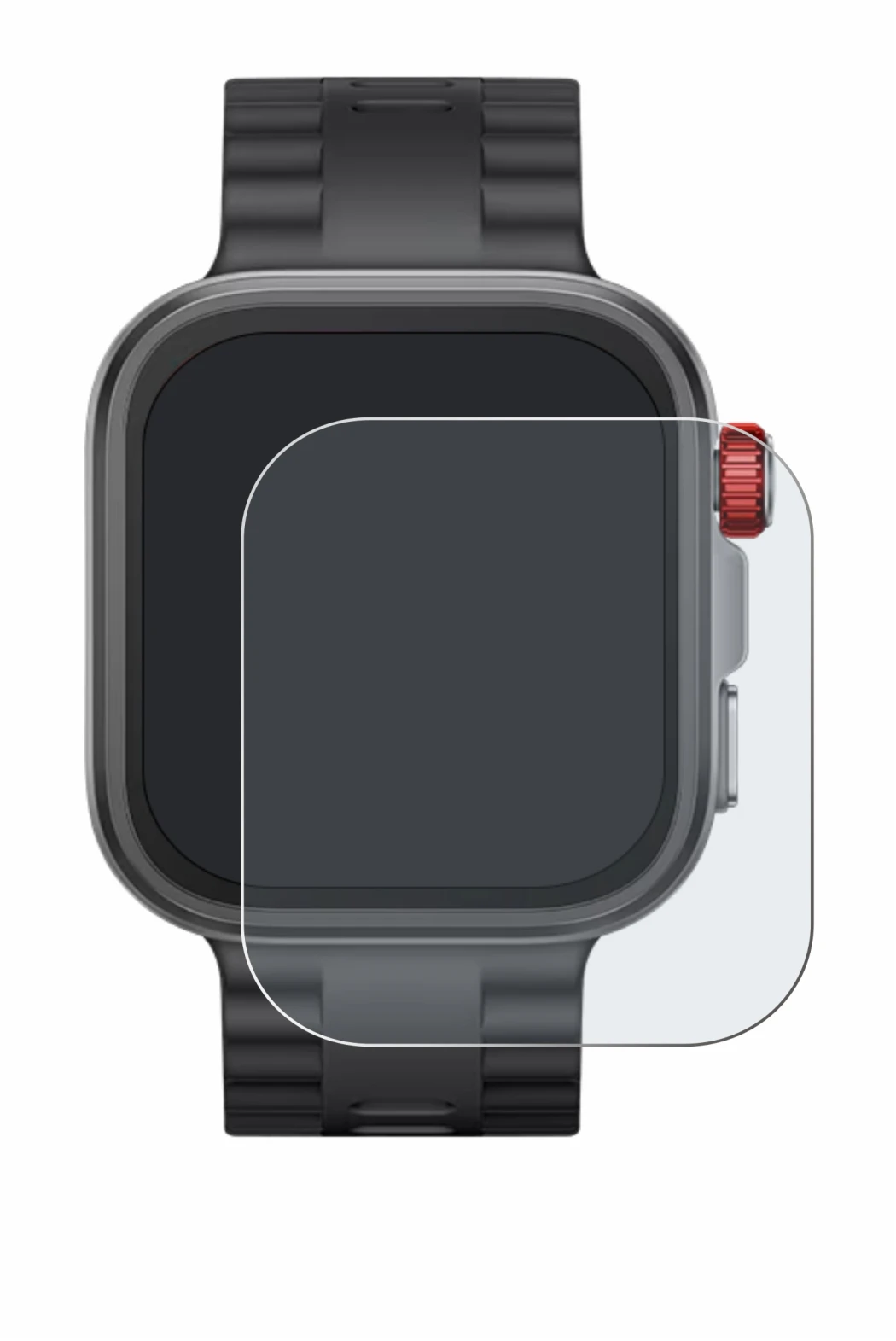 Immagine del dispositivo Huawei Watch Fit 4 Pro con un'ampia varietà di protezioni per lo schermo.