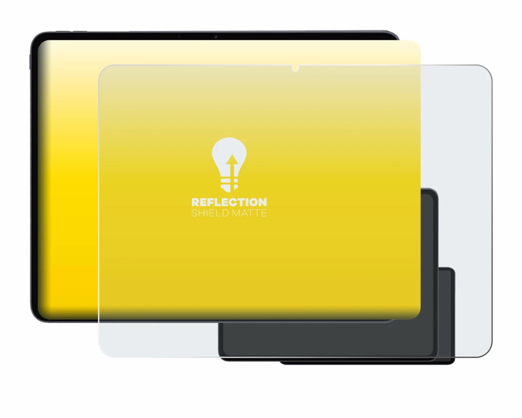 Immagine del dispositivo OnePlus Pad 3 con un'ampia varietà di protezioni per lo schermo.