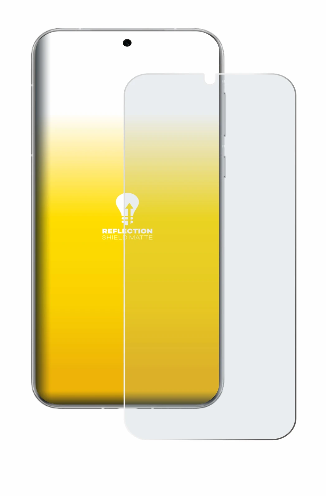 Immagine del dispositivo Huawei Pura 80 Ultra con un'ampia varietà di protezioni per lo schermo.