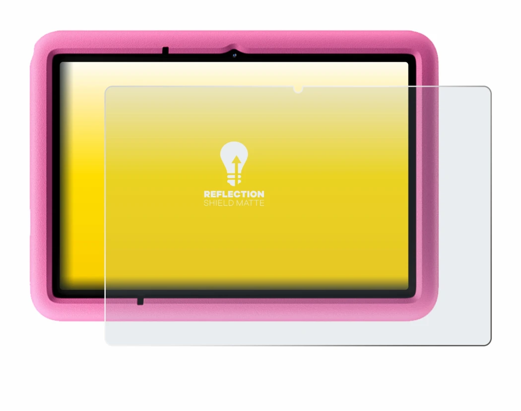 Immagine del dispositivo Blackview Tab A6 Kids con un'ampia varietà di protezioni per lo schermo.