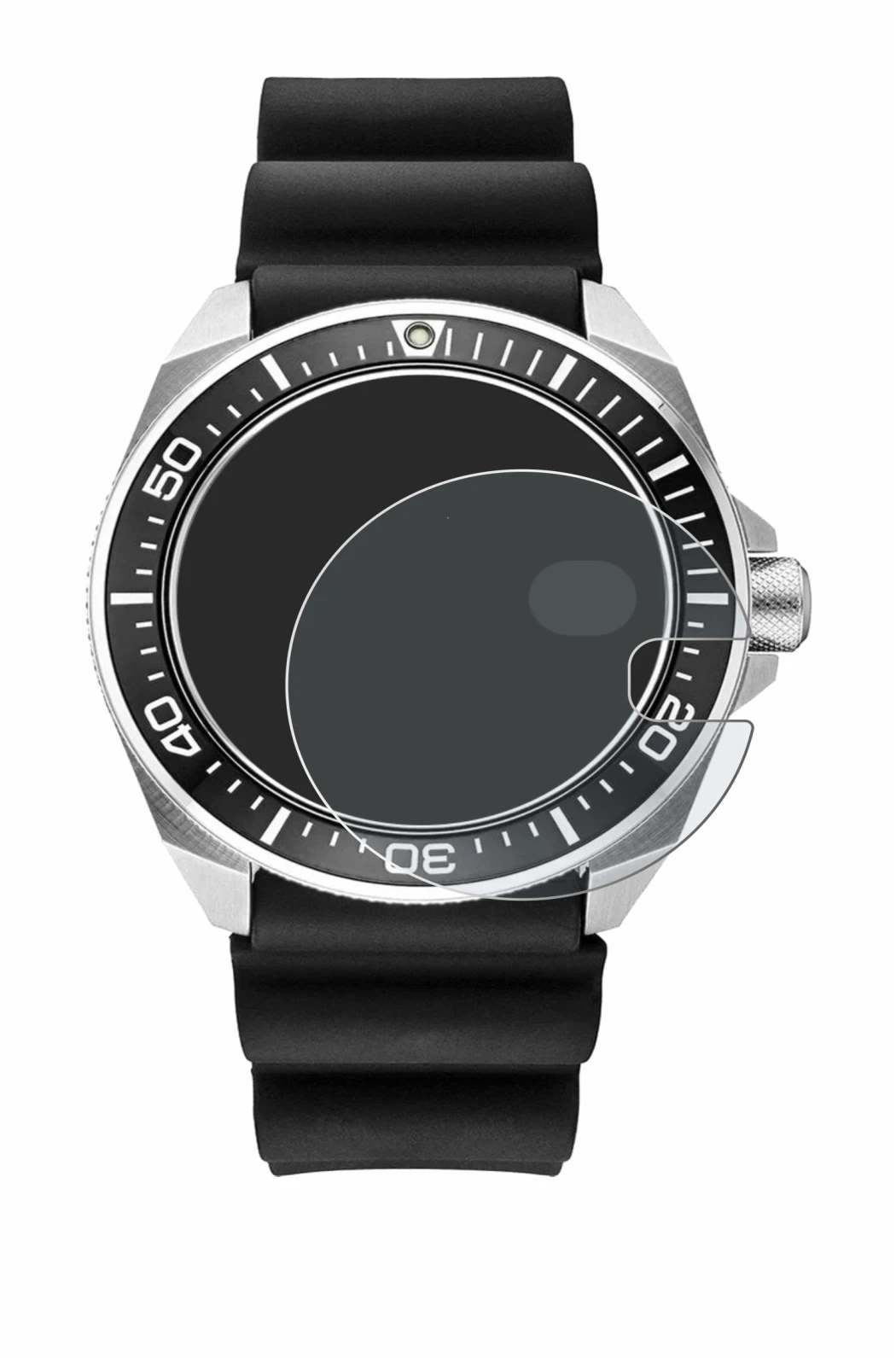 Immagine del dispositivo Seiko Prospex SRPE37 con un'ampia varietà di protezioni per lo schermo.