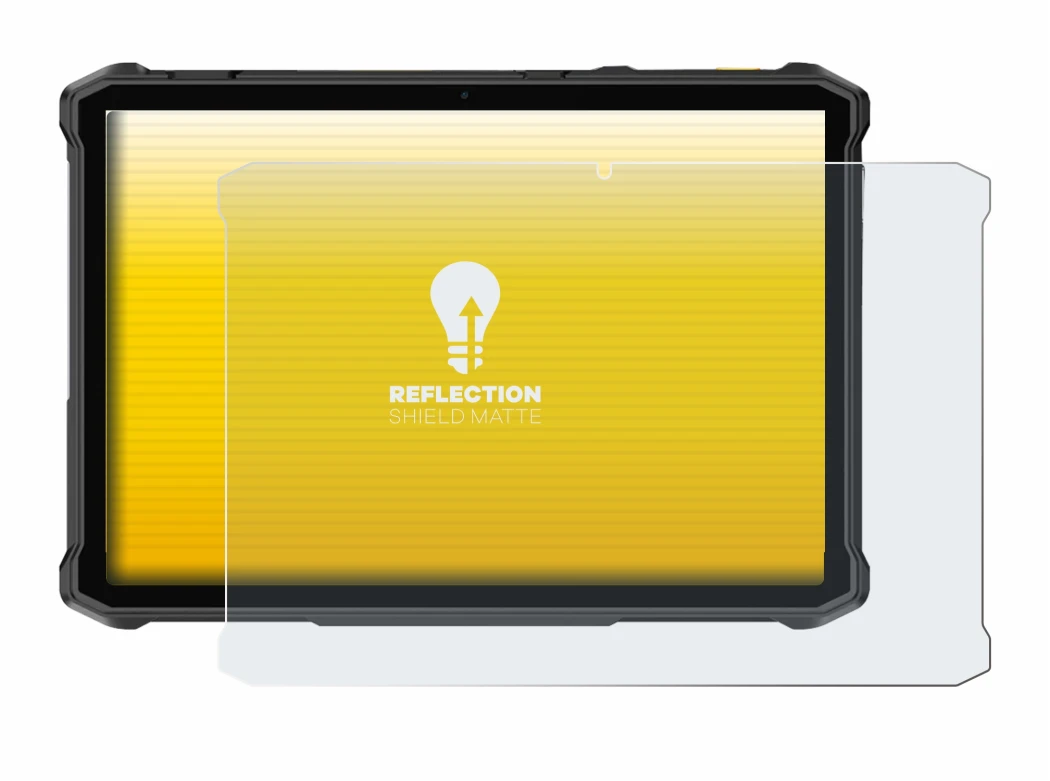 Immagine del dispositivo Ulefone Armor Pad 5 Ultra con un'ampia varietà di protezioni per lo schermo.