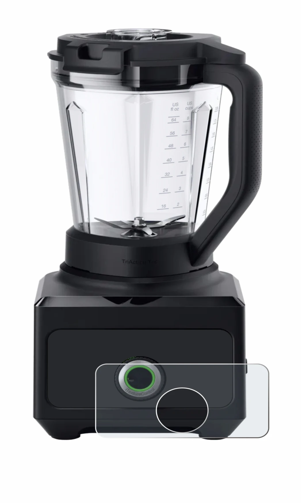Immagine del dispositivo Braun PowerBlend 9 con un'ampia varietà di protezioni per lo schermo.