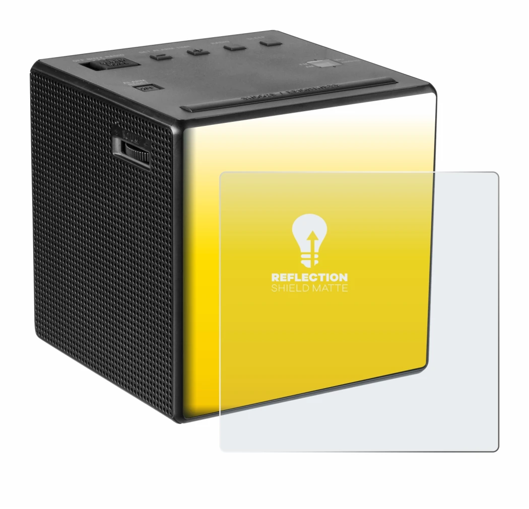 Immagine del dispositivo Sony ICF-C1 con un'ampia varietà di protezioni per lo schermo.