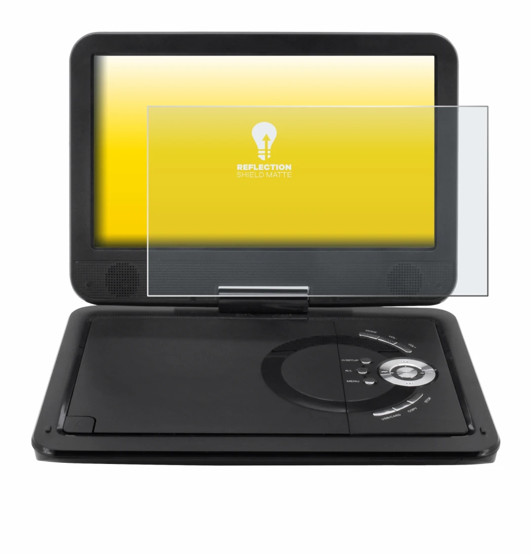 Immagine del dispositivo Soundmaster PDB1910SW DVD Player con un'ampia varietà di protezioni per lo schermo.