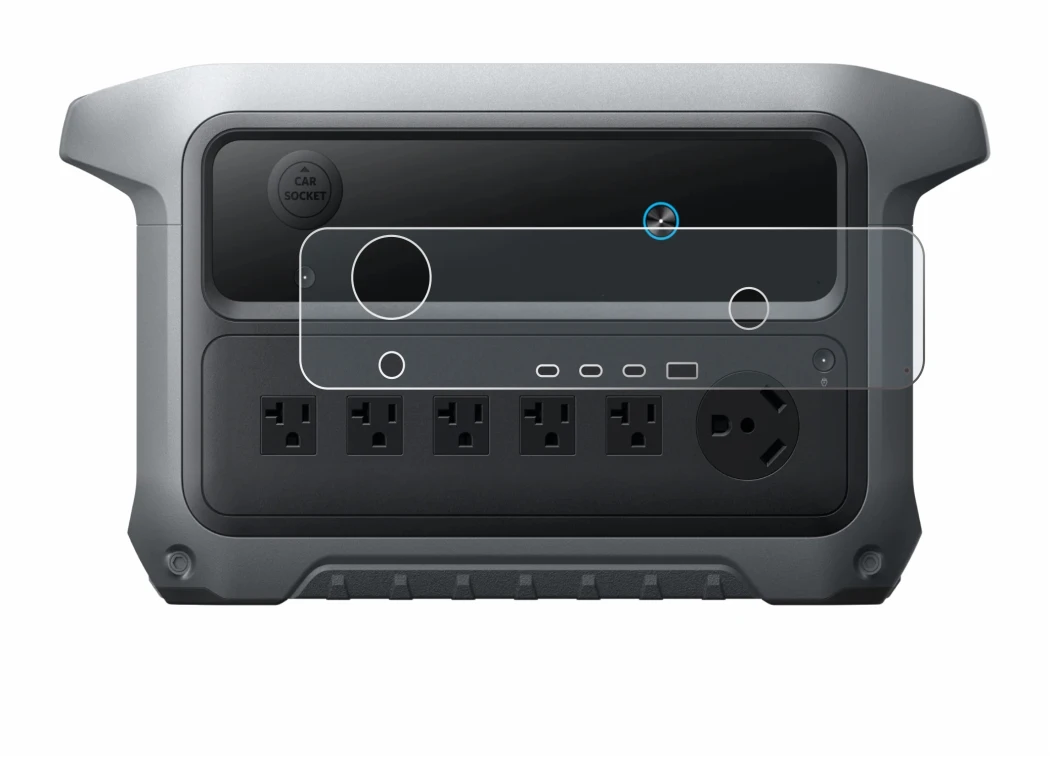 Immagine del dispositivo Anker SOLIX C2000 Gen 2 con un'ampia varietà di protezioni per lo schermo.
