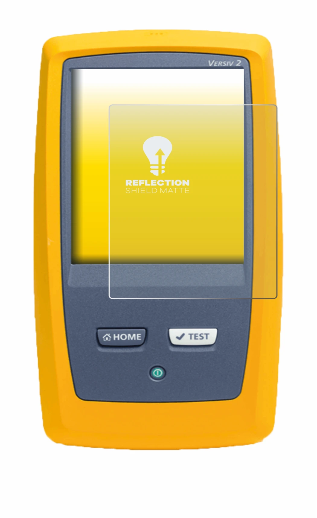 Immagine del dispositivo Fluke DSX8000 con un'ampia varietà di protezioni per lo schermo.