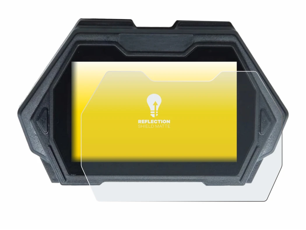 Immagine del dispositivo Kukirin G3 Pro con un'ampia varietà di protezioni per lo schermo.