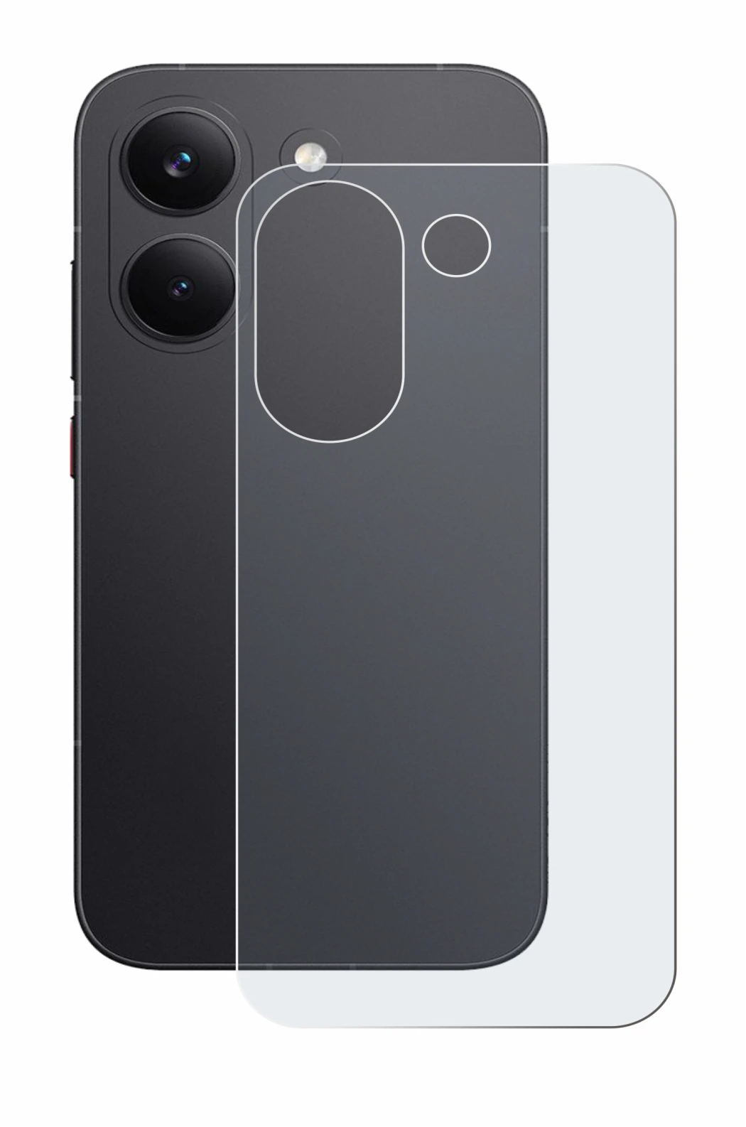 Immagine del dispositivo Xiaomi Poco X8 Pro (Posteriore) con un'ampia varietà di protezioni per lo schermo.